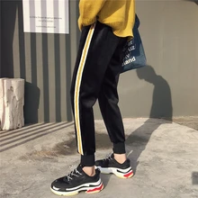 Мужские полосатые повседневные штаны с принтом для отдыха, эластичные штаны-шаровары в стиле хип-хоп для бега, спортивные штаны, M-2XL