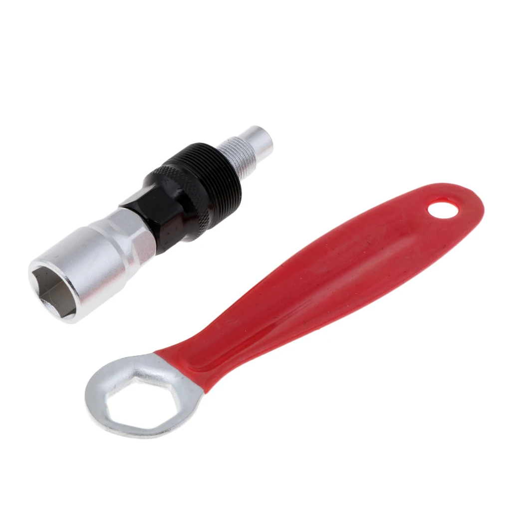 Bicycle Repair Wrench Tools Crank Remove Disassembling Bottom Bracket Spanner Set Kit