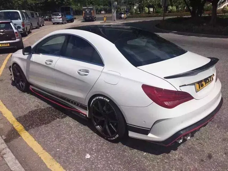 Для Mercedes CLA W117 задний спойлер из углеродного волокна FD стиль CLA класс C117 cl45 AMG cl200 CL250 углеродного волокна задний спойлер крыло 2013-UP