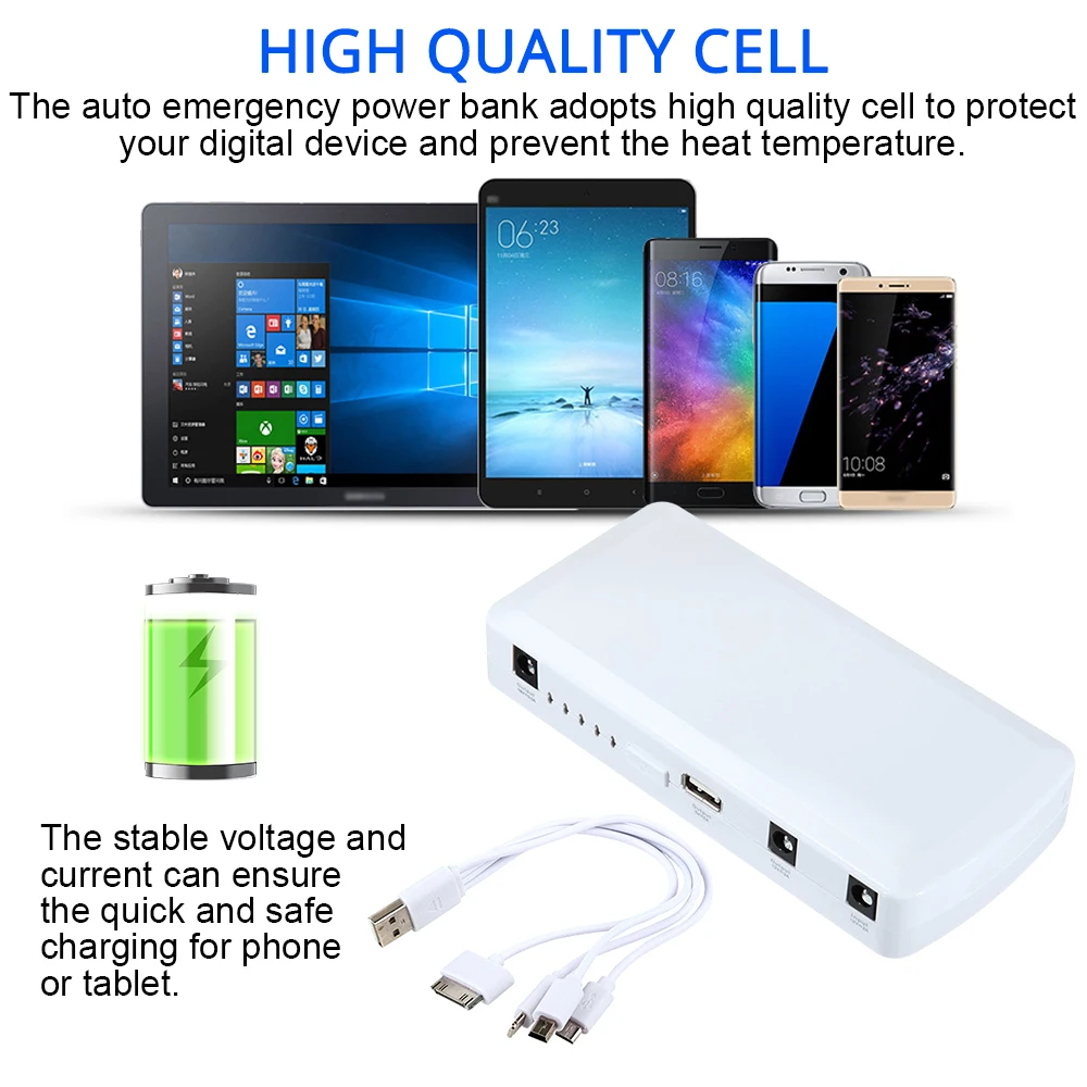 AOZBZ 15000mah Многофункциональный Автомобильный пусковой стартер портативный фонарик пусковой усилитель устройства power Bank автомобильное зарядное устройство