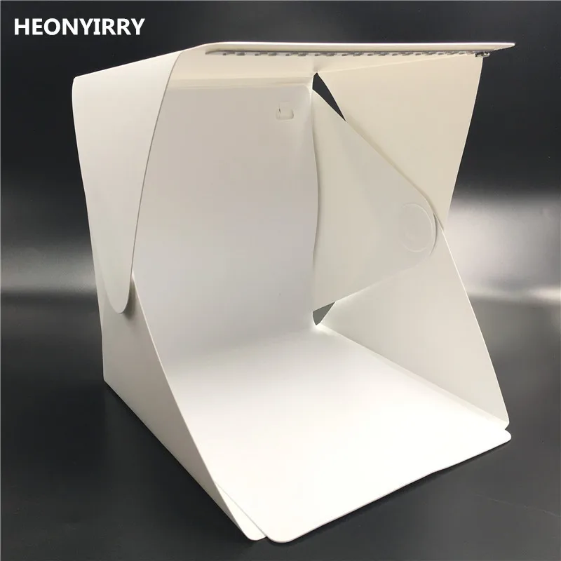 Портативный складной лайтбокс HEONYIRRY фотостудия софтбокс комплект освещения