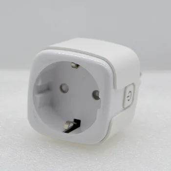 

New Intelligent WiFi Socket Voice Control Charge Statistics 16A EU Wall Socket App Remote Control Intelligen Free Shipping
