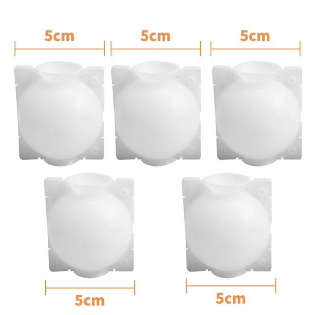 5CM 5pcs white
