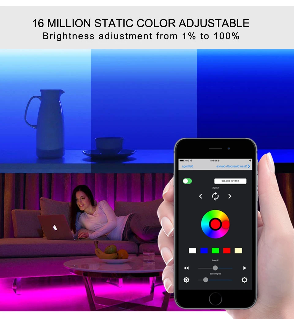 SP105E 3pin Bluetooth волшебный регулятор WS2812B SK6812 RGB/RGBW APA102 WS2811 Светодиодная лента DC5 24V Dream