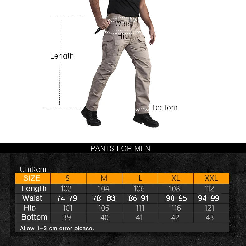 XZ Ripstop легкие водонепроницаемые военные брюки, тактические брюки, мужские камуфляжные брюки, походные брюки, армейские камуфляжные штаны