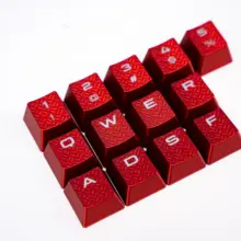 Mekanik klavye keycaps FPS oyun keycaps arkadan aydınlatmalı kaymaz OEM yüksekliği oyun keycaps kiraz MX keycaps
