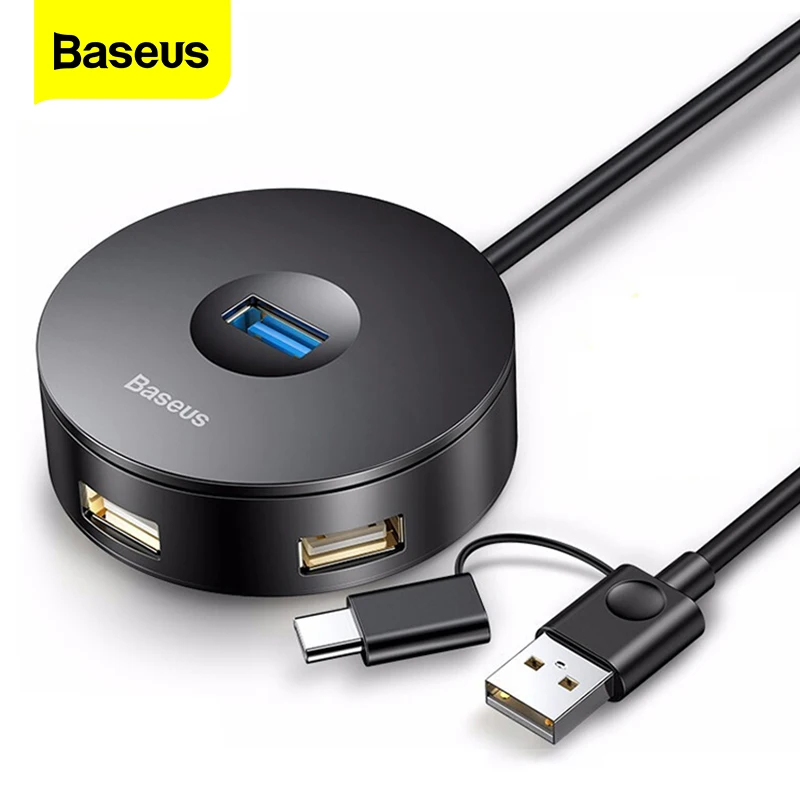 USB разветвитель Baseus для Macbook Pro Air 4 порта 3 0|USB-хабы| |
