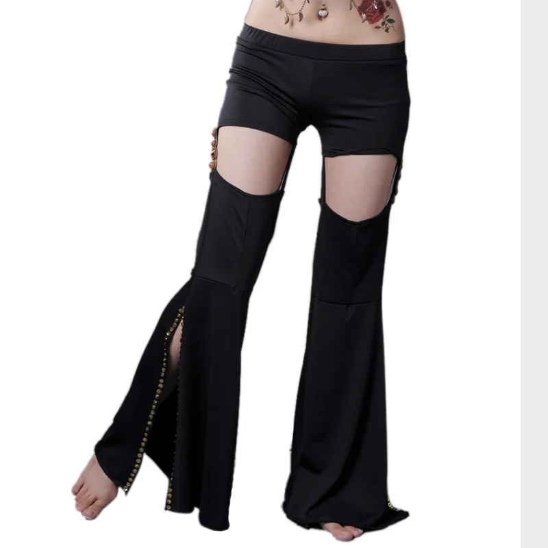 Брюки для танца живота черные|belly dance pants|tribal pantssexy belly |