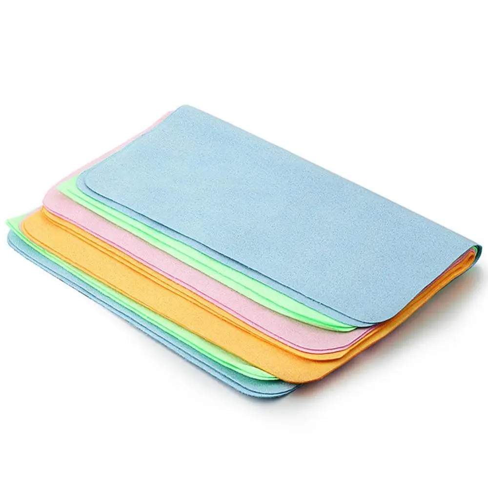 

5pcs Lens Clothes Eyeglass Cleaning Cloth Microfiber Phone Screen Cleaner Sunglasses Camera Duster Wipes Eyewear Accessories
