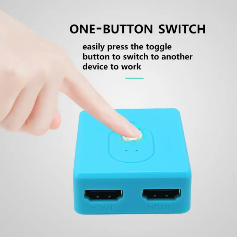 Переключатель для HDMI Bi-Direction 1x2/2x1 2 порта Plug-and-play 4K Аудио-Видео сплиттер коммутатор