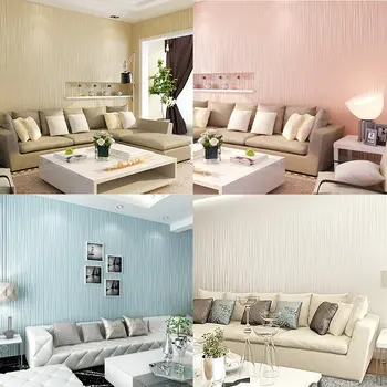 

New Simple Home Stripe Wallpaper Modern Bedroom Wallcovering Wall Paper For Living Room Decoration Roll Home Sticker light pink