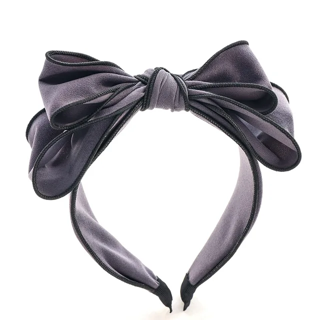 Floral Big Bow  Hairbands  For Women Korea Hair Accessories For Girls Hair Band Hair Bows  Hairband Headbands Chocolate