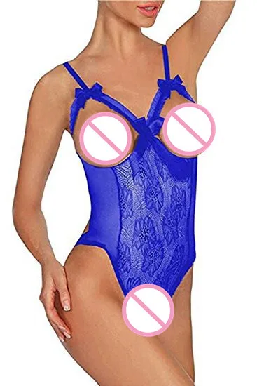 

S-XXXL 5 colors Open Bra Open Crotch Women Lace Sexy Lingerie Hot Transparent Babydoll Dress Erotic Costumes Nuisette