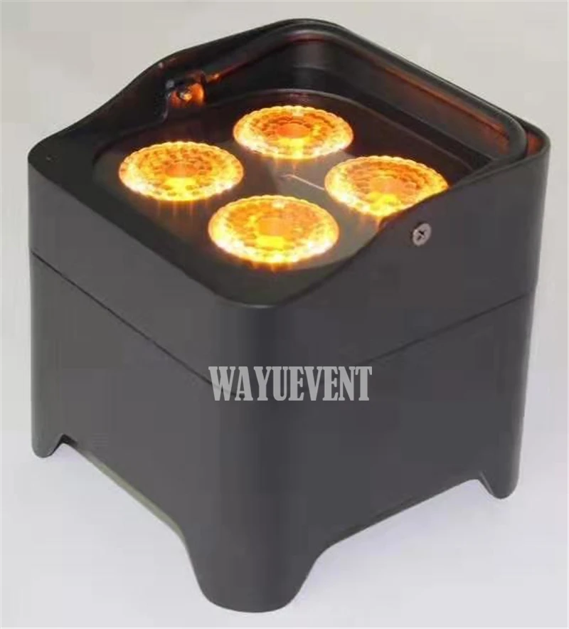 4x18 Вт Led Par Light DMX512 батарея Беспроводное профессиональное освещение сцены дистанционное управление Свадебный размытый свет