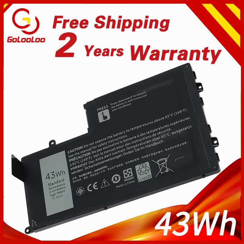 

Goloolo TRHFF Laptop Battery For DELL Inspiron 5547 5545 5548 5447 5445 5448 14-5447 15-5547 3450 3550 1V2F6 01V2F 11.1V 43Wh