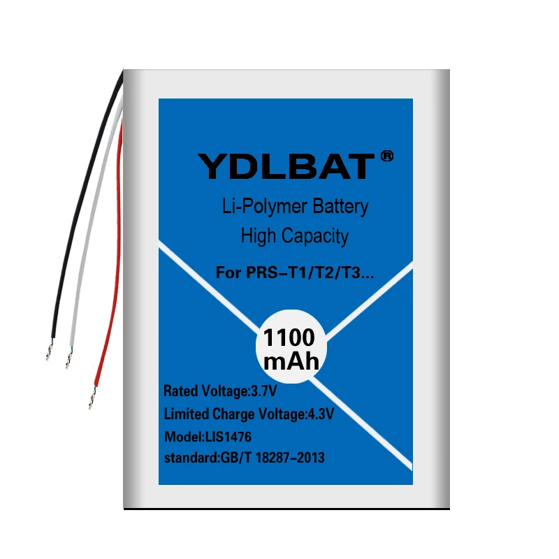 YDLBAT Топ 1100 мА-ч для sony 1-853-104-11 LIS1476 LIS1476MHPPC(SY6) PRS-T1 PRS-T2 PRS-T3 PRS-T3E PRS-T3S батарея