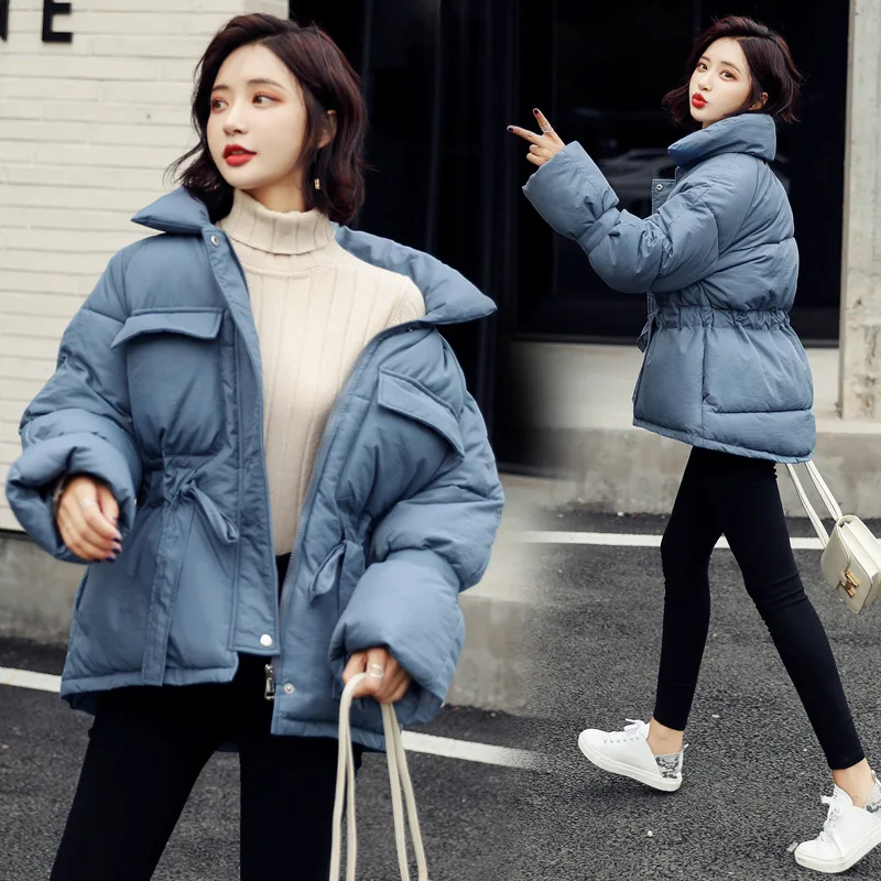

Winter 2019 New Style Korean-style Fashion down Jacket Short Cotton-padded Clothes Women's Loose-Fit Online Celebrity CHIC Workw