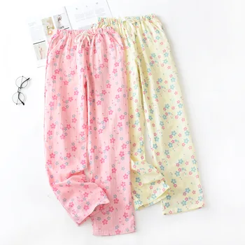 

Cotton Printing Sleeping Pants for Women Cotton Pajama Pants Loose Style Soft and Comfortable Pajamas Pants Pijama Mujer Verano