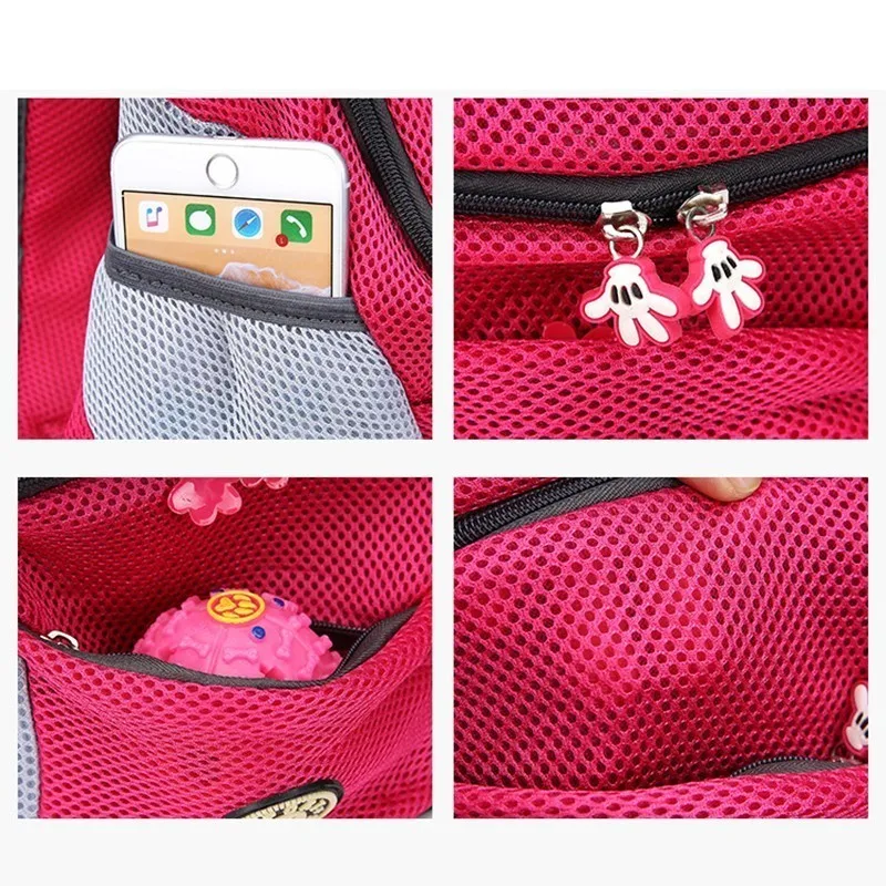 Benepaw Comfortable Small Dog Backpack Travel Breathable Mesh Puppy Dog Carrier Bag Durable Padded Shoulder Pet Cat Carrier