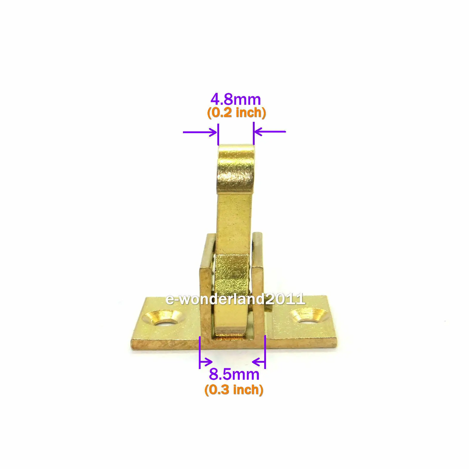 5 Set Brass Window Catch/Extra Heavy Duty Elbow Latch Cabinet Door,with Screws
