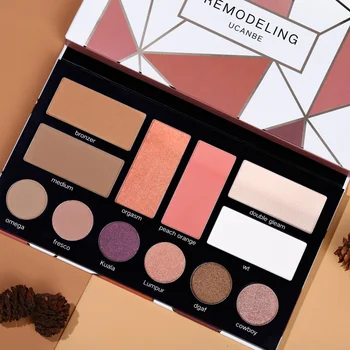 

Matte Pearl Eye Shadow High-Light Repair Capacity Blush Disk High Light Repair Blush Eye Makeup Long-lasting Waterproof n