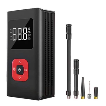 

Portable Tire Inflator Car Air Pump Compressor Electric Tire Pressure Tester with Wireless Reverse Charging