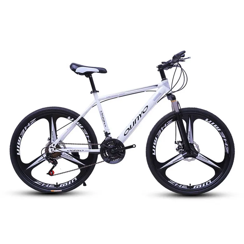 Bicycle Mountain Bike 24/27/30 Speed Mechanical Double Disc Brakes Adult Variable Speed Off Road Damping Bicycle