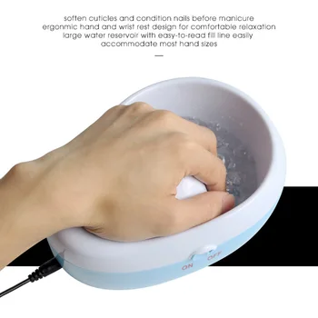 

Electric Nail Art Soak Bowl Bubble Vibration Hand Wash Nail Gel Polish Remover SPA Manicure Tool EU Plug Hand care instrument