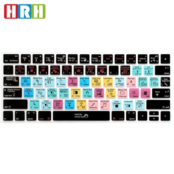 

HRH Adobe Illustrator AI Hotkeys Durable Silicone Keyboard Cover Skin For Apple Magic MLA22B/A US For Adobe Keyboard Protector