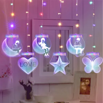 

For Home Outdoor Parties DecorationCreative Decorative Lamps USB LED Night Light 3D Acrylic Light Home Decor