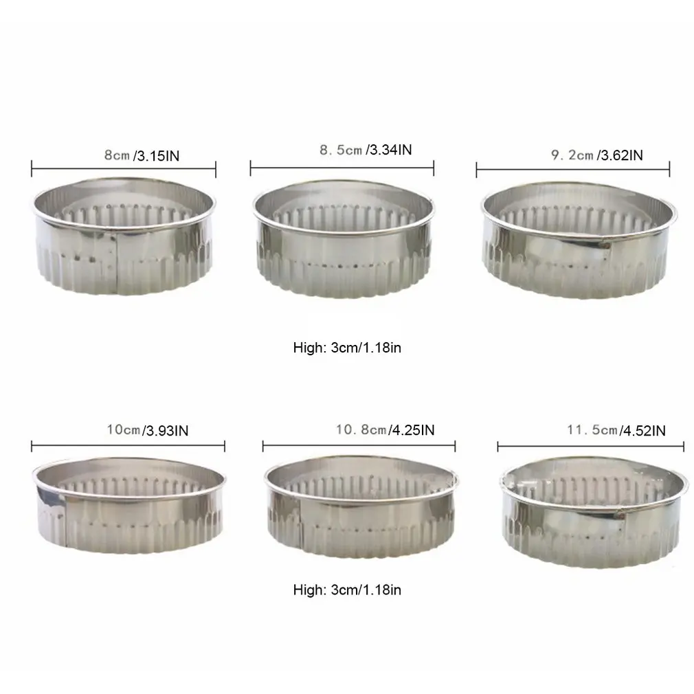 Stainless Steel Round Cake Multi-function Thickening Durable Kitchen Supplies Portable Convenient And Practical