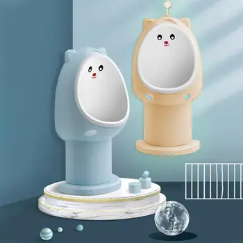 

Baby Boy Potty Toilet Training Bear shape Urinal Pee Trainer Wall-Mounted Vertical Urinal Boys Penico Pee Infant Toddler
