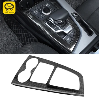 

CarManGo Car Accessories Molding Center Control Gear Panel Trim Frame Interior Decoration for Audi A4 A5 S4 S5 B9 2017-2020