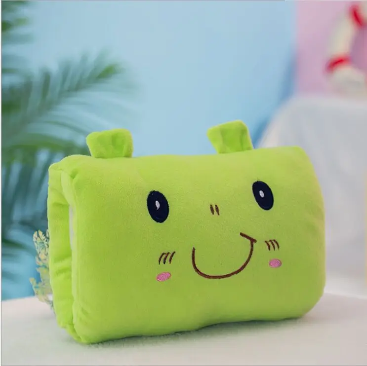 Длинные руки теплые подушки для рук популярны зимой мягкие игрушки рекламный подарок - Цвет: Frog