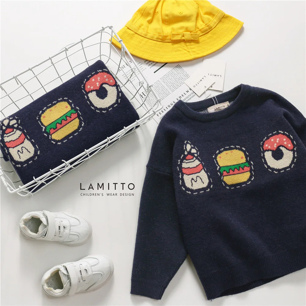 

Tonytaobaby Autumn and Winter New Kids'and Babies' Hamburg Warm Sweaters Knitted Sweaters Toddler Sweater Kids Sweaters