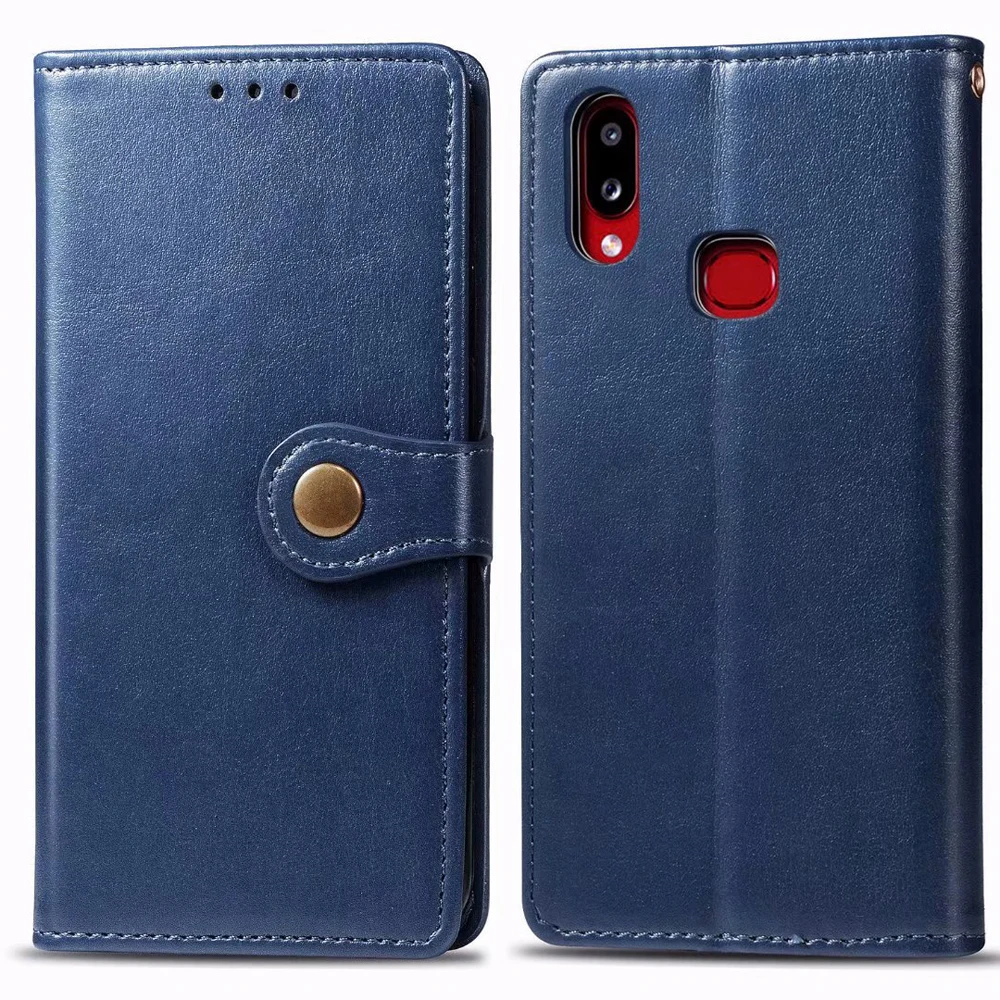 Чехол-бумажник для карт с откидной крышкой samsung Galaxy A10s чехол A20s из искусственной