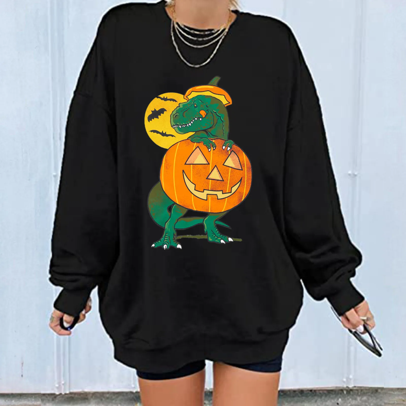 Printing Women's Hoodies Harajuku Oversized Long Sleeve Pullover Tops Casual Autumn Winter Sweatshirts Streetwear Sudaderas 1