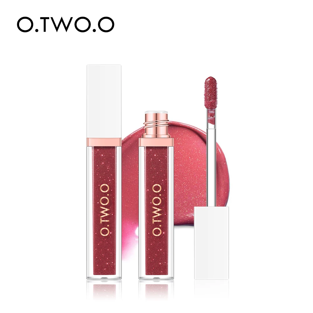 O.TWO.O зеркало Стекло Увлажняющий блеск для губ лампа гель лака не липкий Shimmer