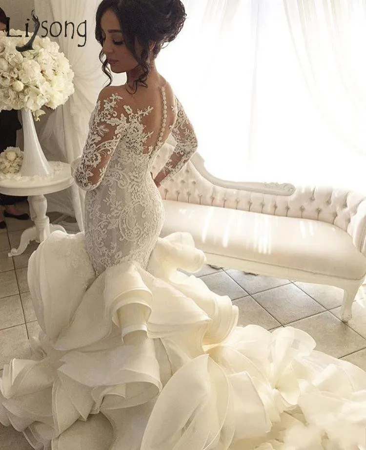 conew_plus-size-2017-fashion-mermaid-wedding-dresses (2)
