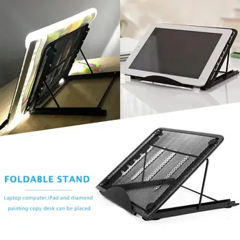 

Foldable Stand for A4 Diamond Painting Light Pad Tablet Board Adjustable Book Reading Rack Cross Stitch Holder Accessories