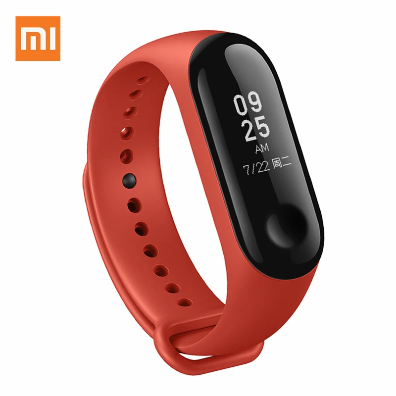 Xiaomi mi Band 3 Смарт Браслет фитнес браслет band OLED 0 78 дюймов Большой экран частота