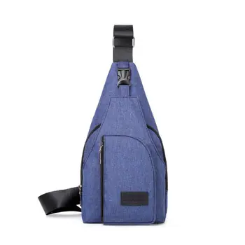 

Anti-Theft Men Canvas Chest Sling Bag Casual Multifunction Shoulder Sport Crossbody Bags L9BE