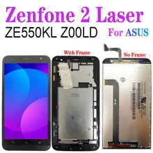 ZE550KL Z00LD – ensemble écran tactile LCD, 5.5 pouces, avec châssis, pour Asus Zenfone 2=