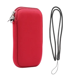 Waterproof Phone Bag with Shoulder Strap - Shockproof Pouch for 6.7-6.9 inch (Red)