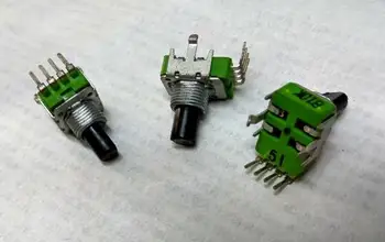 

5pcs/lot 142 type vertical 4-pin A10K volume potentiometer 103A 13MM handle