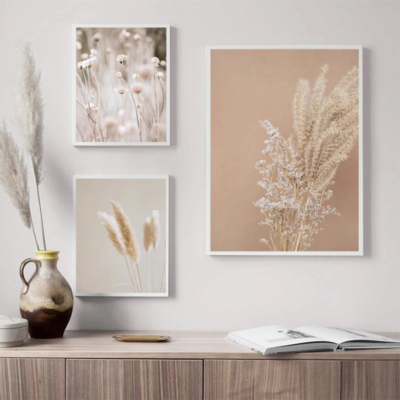 Pampas-Grass-Plants-Nature-Landscape-Painting-Canvas-Prints-Dried-Grass-Modern-Boho-Botanical-Poster-Gallery-Wall (6)