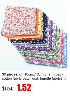 Booksew 5x50 см желе ролл полоски из хлопка с принтом цветов 6-9 шт./лот Telas DIY Лоскутная Ткань Лоскутное шитье материал