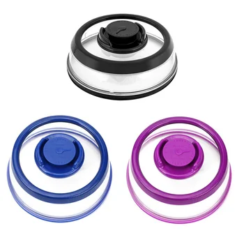 

Silicone Vacuum Fresh-keeping Lid Cover High Temperature Resistant Magic Lid Press Type Air-exhaust Food Preservation Box