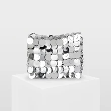 XIYUAN дамская сумка на плечо с блестками, женские блестящие вечерние сумки, свадебные коктейльные металлические клатчи, сумки на цепочке, Сумочка на плечо