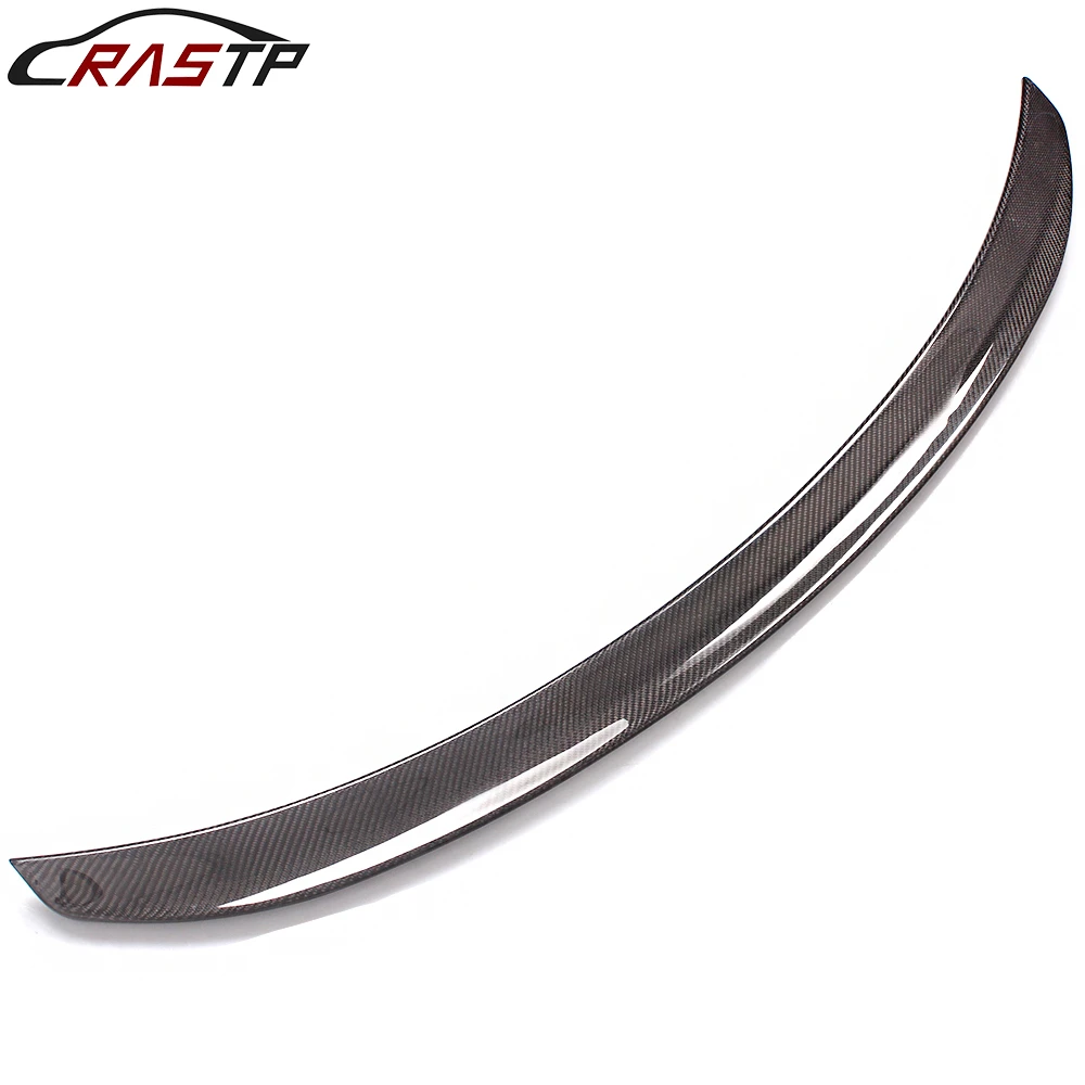 Tesla Model 3 Spoiler Wing Performance Glossy Carbon Fiber Rear Trunk